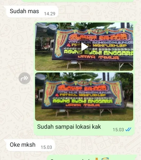 Pengiriman Papan Bunga Stadion Samarinda