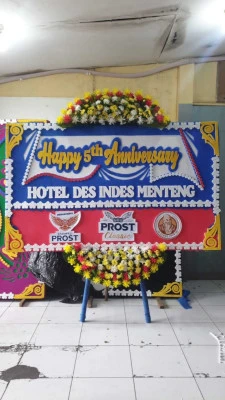 Papan Bunga di Stadion Samarinda